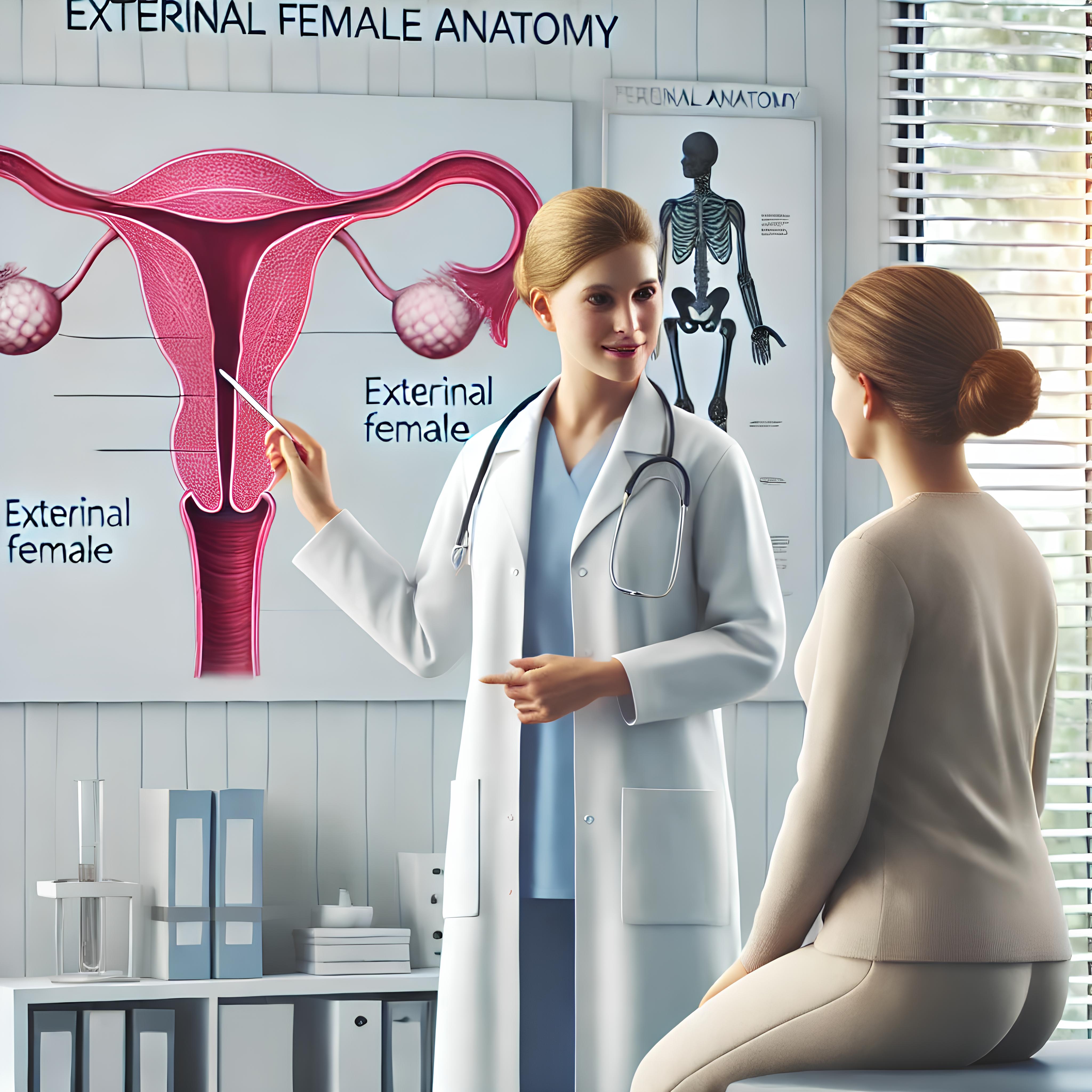 External Female Genital Anatomy Free Medical Stock Image External Female Genital Anatomy Free Medical Stock Image