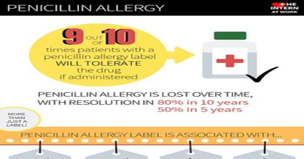Penicillin Allergy Infographic Infographics