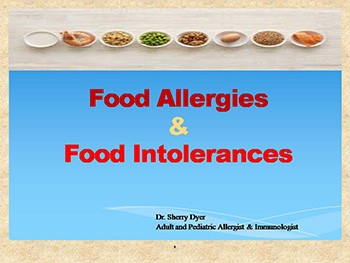 Food Allergies  and Food Intolerances