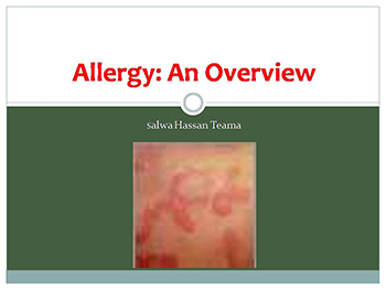 Allergy An Overview