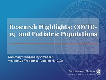 Research Highlights: COVID-19 and Pediatric Populations