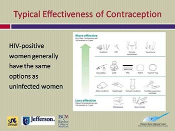 Contraceptive Care for Women with HIV Infection and their Partners