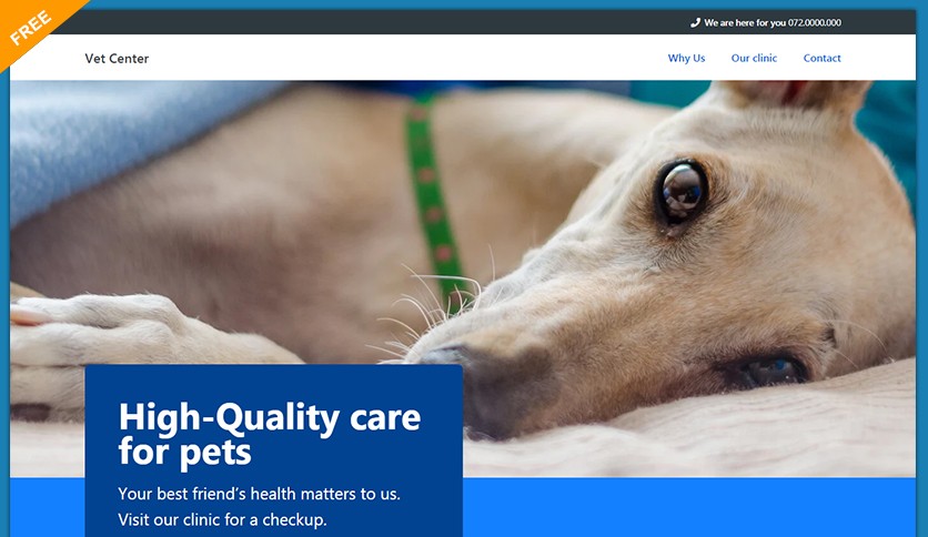 Neve Veterinary Hospital and Veterinary Doctor Free Wordpress