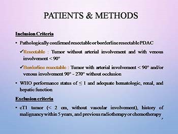 Preoperative Chemoradiotherapy Versus