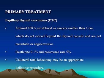 Carcinoma Thyroid: Diagnosis and Management