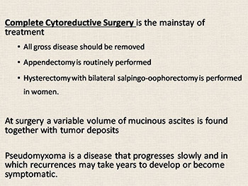 Tumors of Appendix