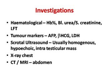 Testicular Tumours