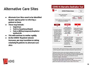 COVID-19 EMS Patient Screening & Training