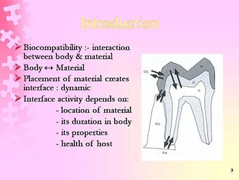 Biocompatibility of Dental Materials