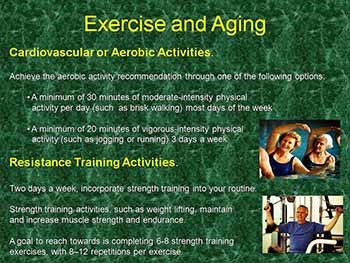 Importance of Resistance Exercise and Muscle Strengthening in Aging Muscles