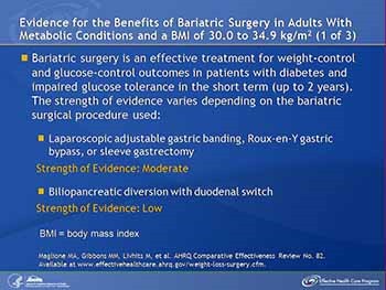 Comparative Effectiveness of Bariatric Surgery and Nonsurgical Therapy