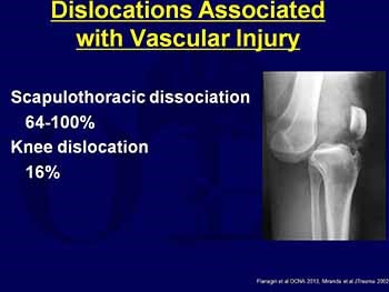 Evaluation and Treatment of Vascular Injury