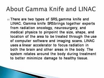 A Brief Introduction to stereotactic radiosurgery