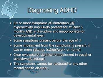 ADHD and Autism