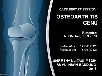 CRS Osteoarthritis