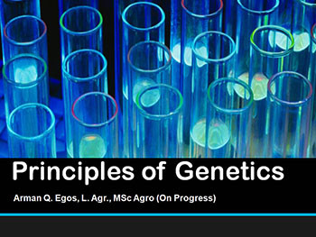 Principles of Genetics