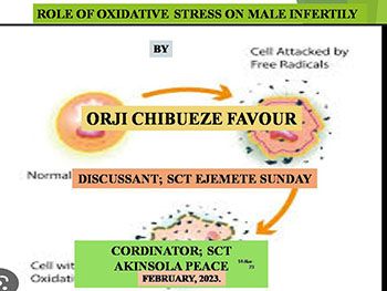 Role of oxidative stress on male infertility