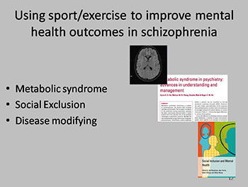 Sport exercise and mental health