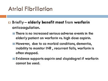 Cardiovascular Disease and the Elderly