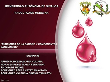 FUNCIONES Y COMPONENTES DE LA SANGRE