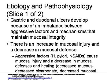 Peptic Ulcer Disease