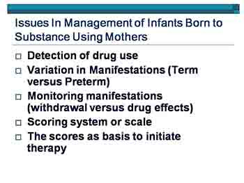 Narcotic Withdrawal Syndrome Neonatal Abstinence Syndrome