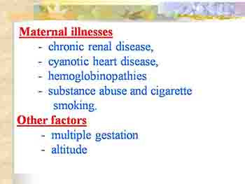 Intrauterine Growth Retardation-Restriction