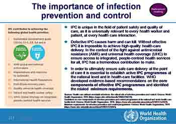 Maternal and neonatal infections and to infection prevention