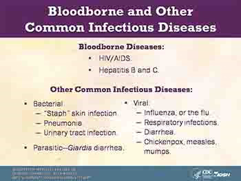 Tips For Reducing Exposure To Bloodborne And Other Infectious Diseases