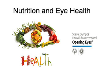 Nutrition And Eye Health