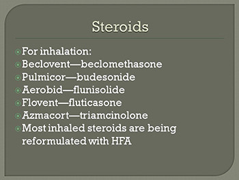 Drugs Affecting The Respiratory System