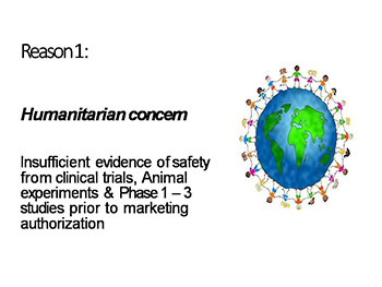 Introduction to Pharmacovigilance