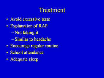 Abdominal Pain in Children