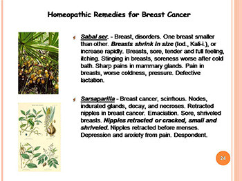 Homeopathic Remedies for Breast Cancer