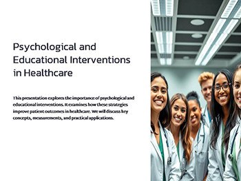 Psychological and Educational Interventions in Healthcare