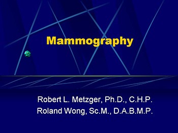 Mammography Find Cancer