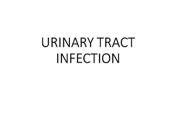 Urinary Tract Infection