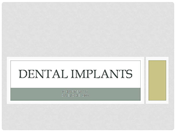 Dental Implantation