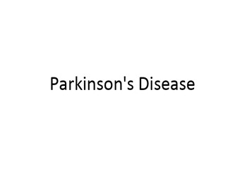 Parkinson Disease