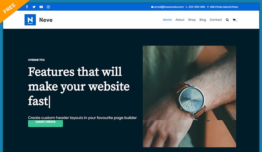 Neve Medical and Healthcare Free Wordpress