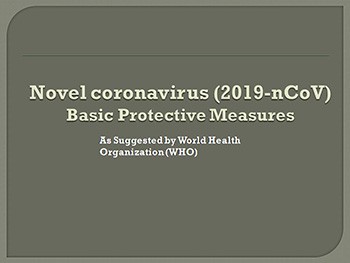 Basic Protective Measures for Novel coronavirus (2019-nCoV)