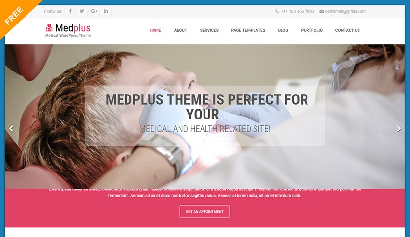 Medplus Medical and Healthcare Free Wordpress