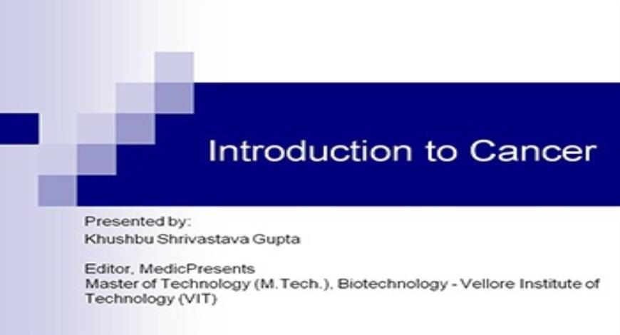 Download Free Medical Introduction to Cancer PowerPoint Presentation