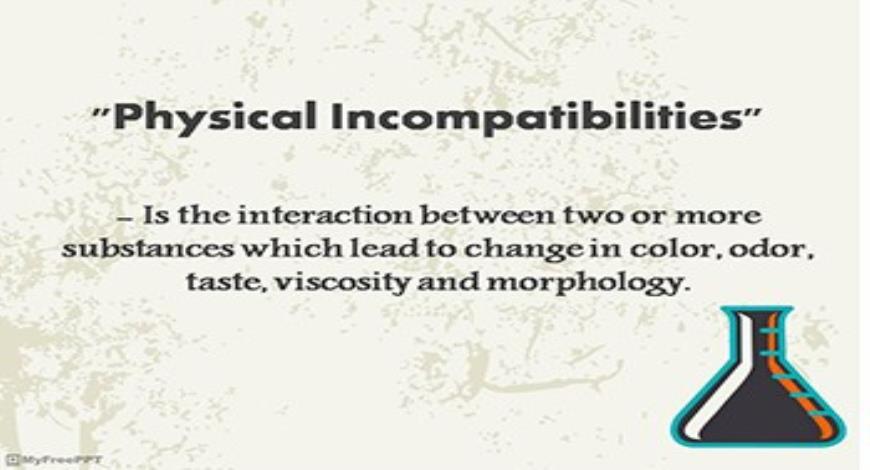 Download Free Medical Physical Incompatibilities PowerPoint Presentation