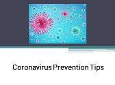 Coronavirus Prevention PDF