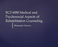 Rheumati Diseases PowerPoint Presentation Notes