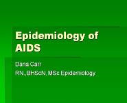 Epidemiology Of Aids PowerPoint Presentation