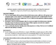 National Children’s Hospital Child Abuse Survey: Executive Summary Report PowerPoint Presentation Notes