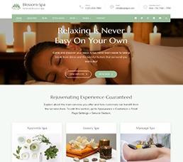 Blossom Spa Beauty and Wellness-related Businesses Wordpress Theme