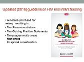 WHO Guidelines on HIV AND INFANT FEEDING